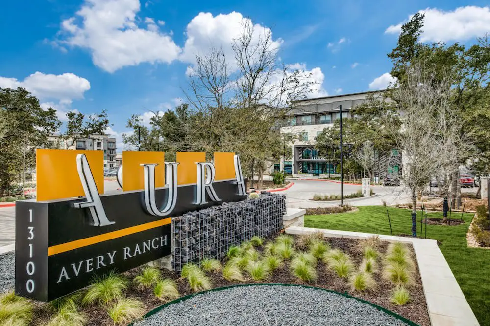 Avery Ranch sign